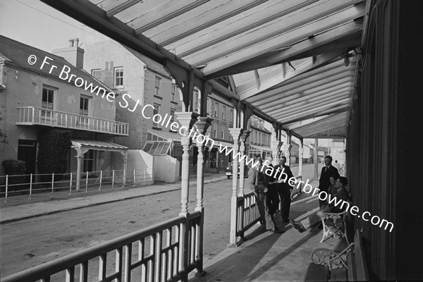 CENTRAL HOTEL  FRONT AND VERANDAH